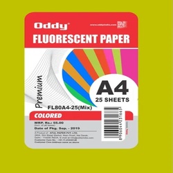 Oddy Flurescent Paper A4 Premium 25 sheets